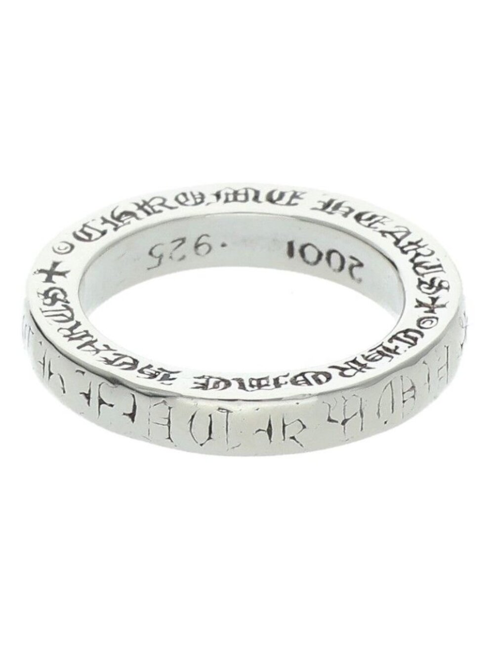 Chrome Hearts Spacer Fckyou Silver Ring